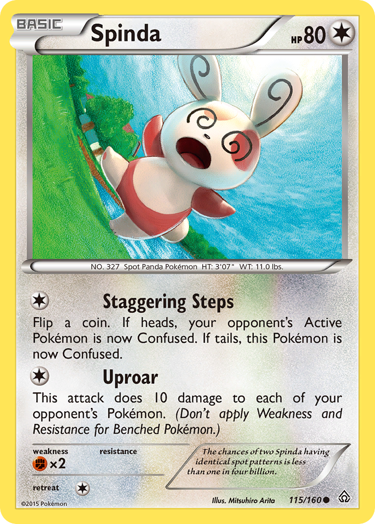 Spinda (115/160) [XY: Primal Clash] | Fandemonia Ltd