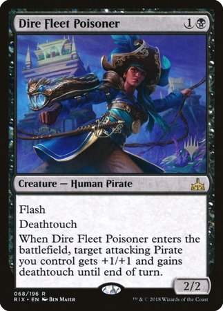 Dire Fleet Poisoner [Rivals of Ixalan Promos] | Fandemonia Ltd