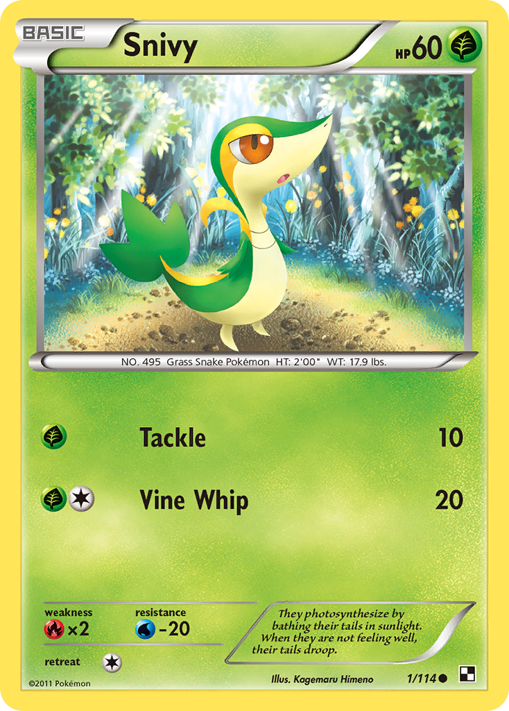 Snivy (1/114) [Black & White: Base Set] | Fandemonia Ltd