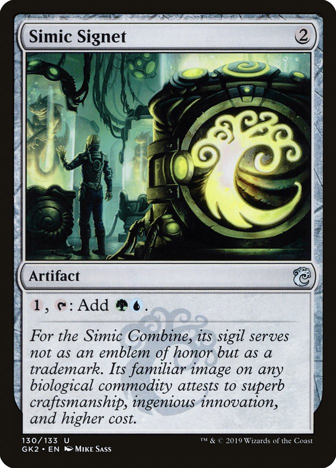 Simic Signet [Ravnica Allegiance Guild Kit] | Fandemonia Ltd