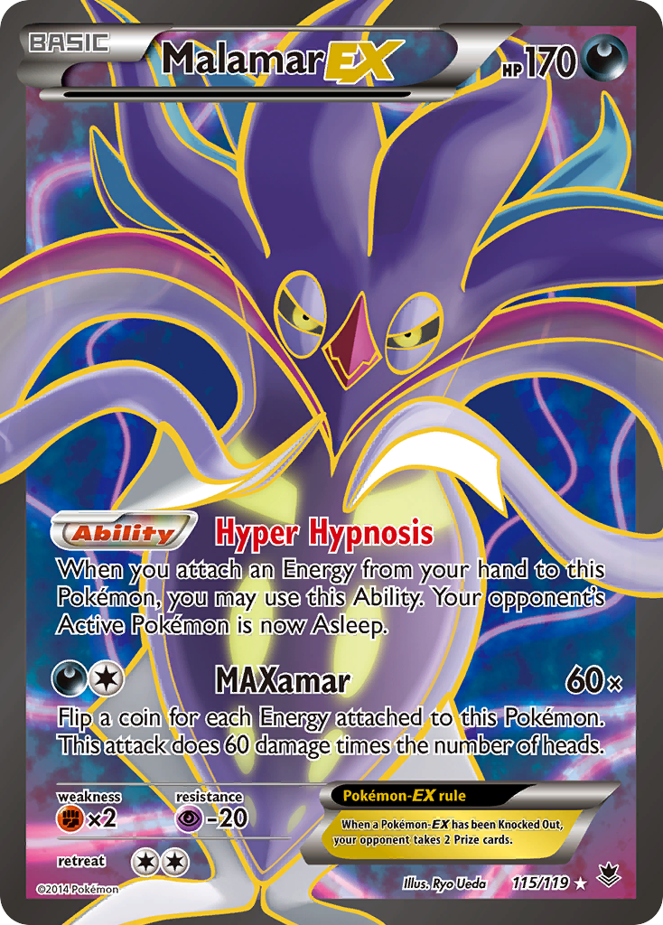 Malamar EX (115/119) [XY: Phantom Forces] | Fandemonia Ltd