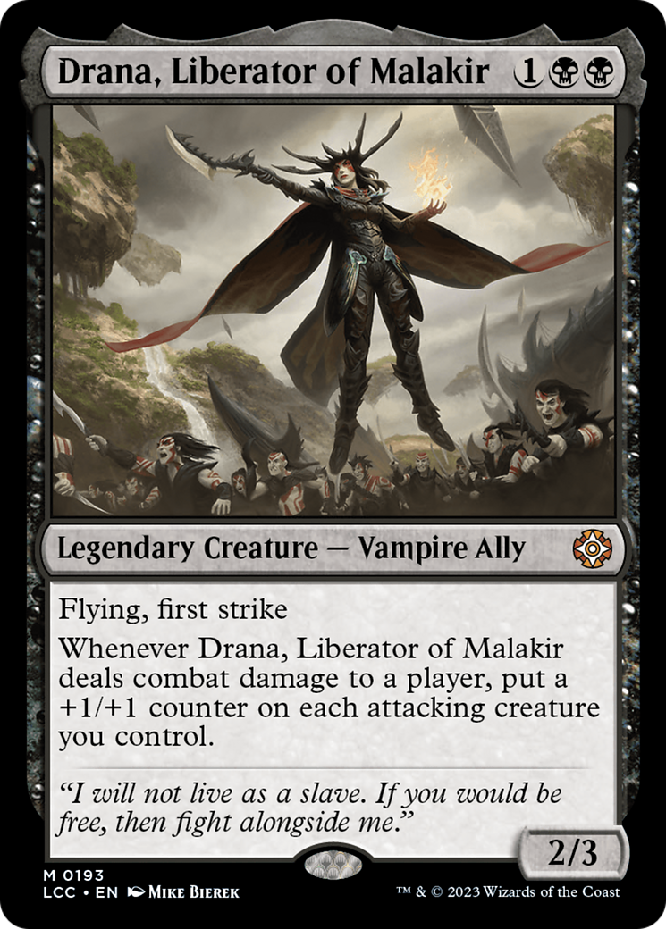 Drana, Liberator of Malakir [The Lost Caverns of Ixalan Commander] | Fandemonia Ltd