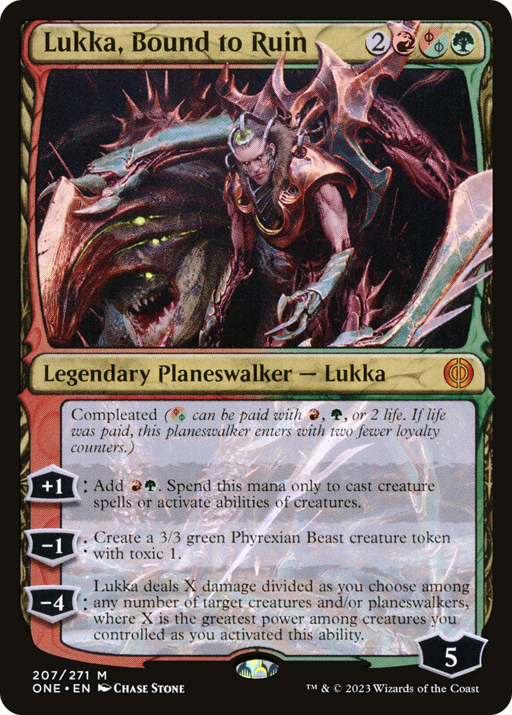 Lukka, Bound to Ruin [Phyrexia: All Will Be One] | Fandemonia Ltd