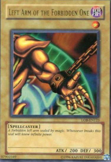 Left Arm of the Forbidden One [LOB-EN123] Ultra Rare | Fandemonia Ltd