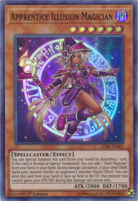 Apprentice Illusion Magician [LED6-EN007] Super Rare | Fandemonia Ltd