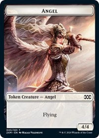 Angel // Elephant Double-sided Token [Double Masters Tokens] | Fandemonia Ltd