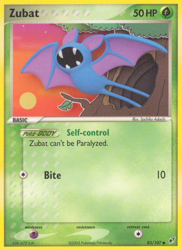 Zubat (83/107) [EX: Deoxys] | Fandemonia Ltd