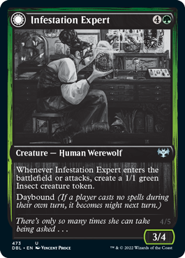 Infestation Expert // Infested Werewolf [Innistrad: Double Feature] | Fandemonia Ltd