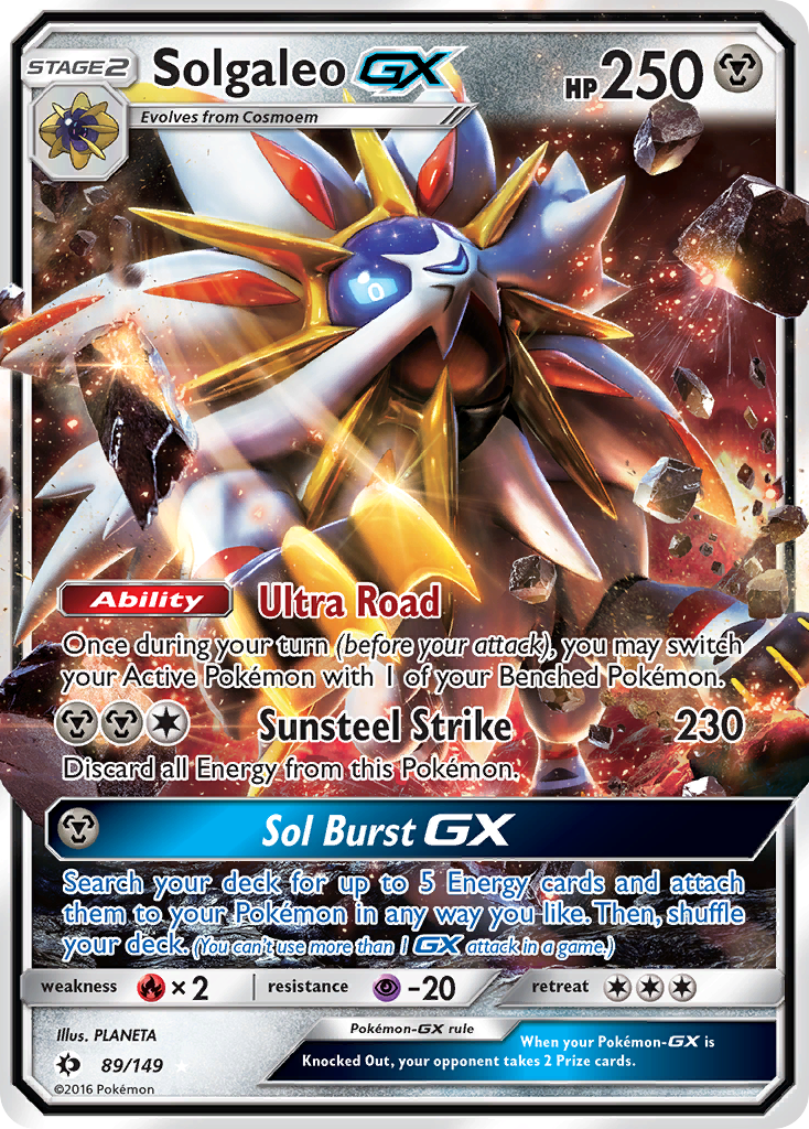 Solgaleo GX (89/149) [Sun & Moon: Base Set] | Fandemonia Ltd