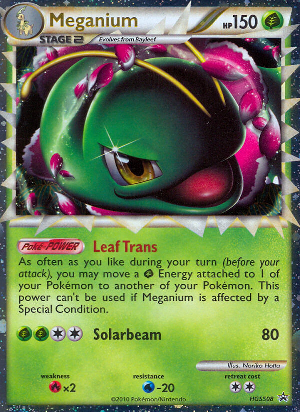 Meganium (HGSS08) [HeartGold & SoulSilver: Black Star Promos] | Fandemonia Ltd