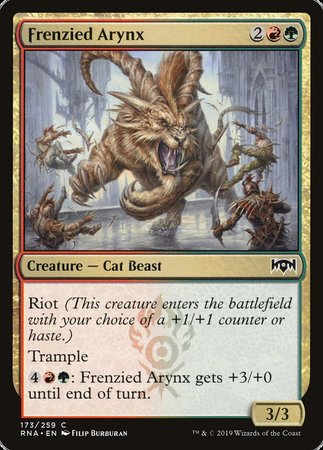 Frenzied Arynx [Ravnica Allegiance] | Fandemonia Ltd