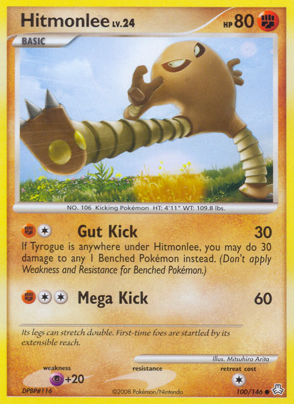 Hitmonlee (100/146) [Diamond & Pearl: Legends Awakened] | Fandemonia Ltd