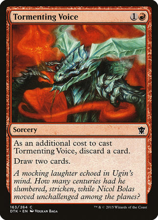 Tormenting Voice [Dragons of Tarkir] | Fandemonia Ltd