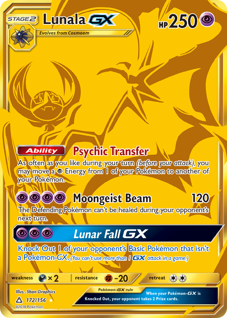 Lunala GX (172/156) [Sun & Moon: Ultra Prism] | Fandemonia Ltd