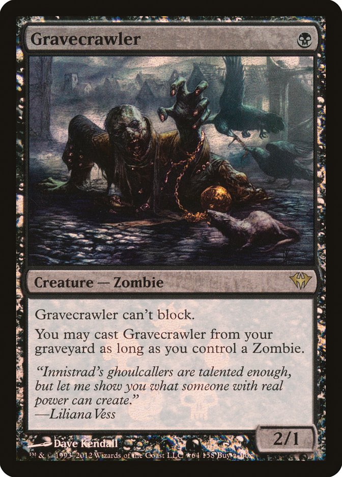 Gravecrawler (Buy-A-Box) [Dark Ascension Promos] | Fandemonia Ltd