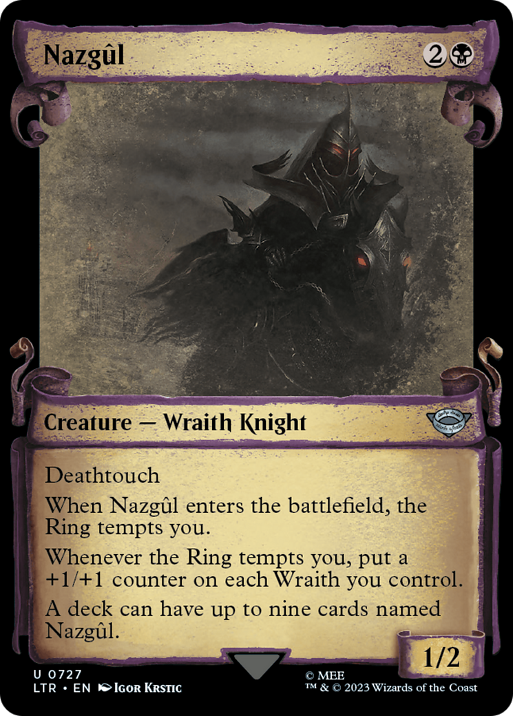 Nazgul (0727) [The Lord of the Rings: Tales of Middle-Earth Showcase Scrolls] | Fandemonia Ltd