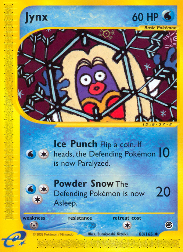 Jynx (83/165) [Expedition: Base Set] | Fandemonia Ltd