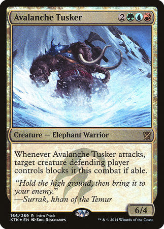 Avalanche Tusker [Khans of Tarkir Promos] | Fandemonia Ltd