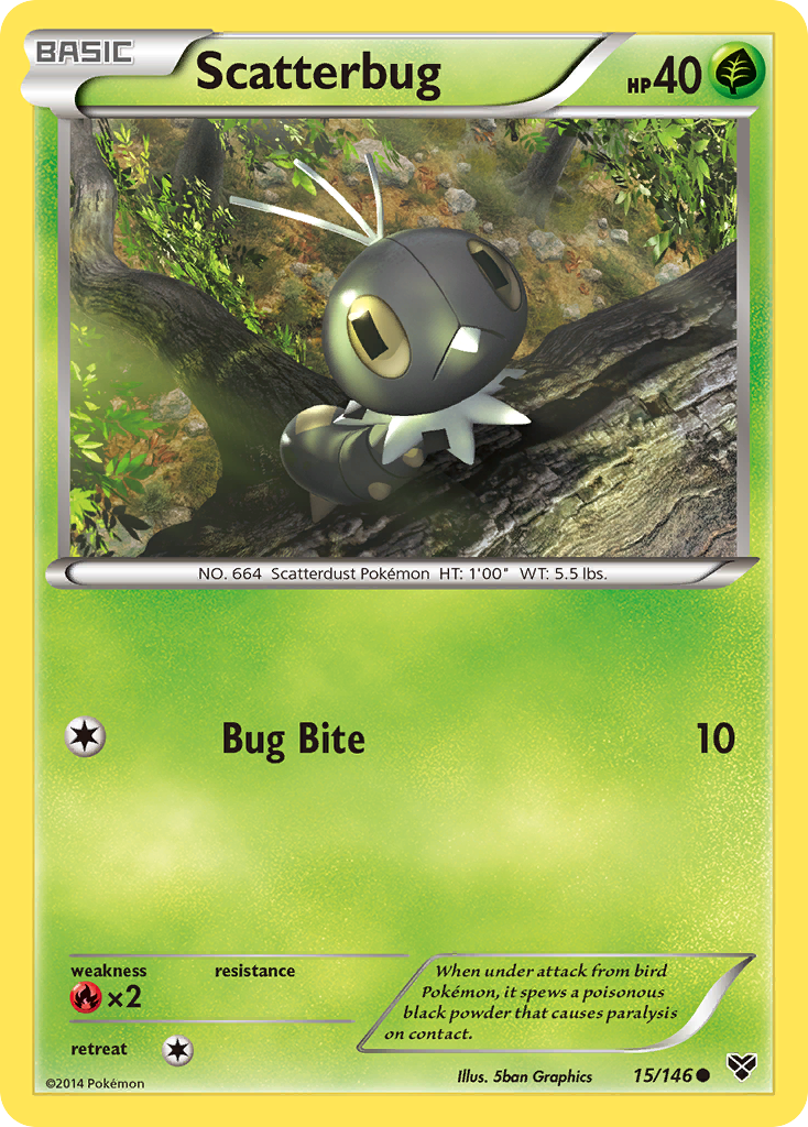 Scatterbug (15/146) [XY: Base Set] | Fandemonia Ltd