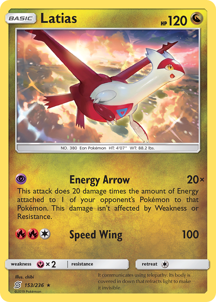 Latias (153/236) [Sun & Moon: Unified Minds] | Fandemonia Ltd