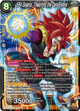 SS4 Gogeta, Thwarting the Dark Empire (BT14-129) [Cross Spirits] | Fandemonia Ltd