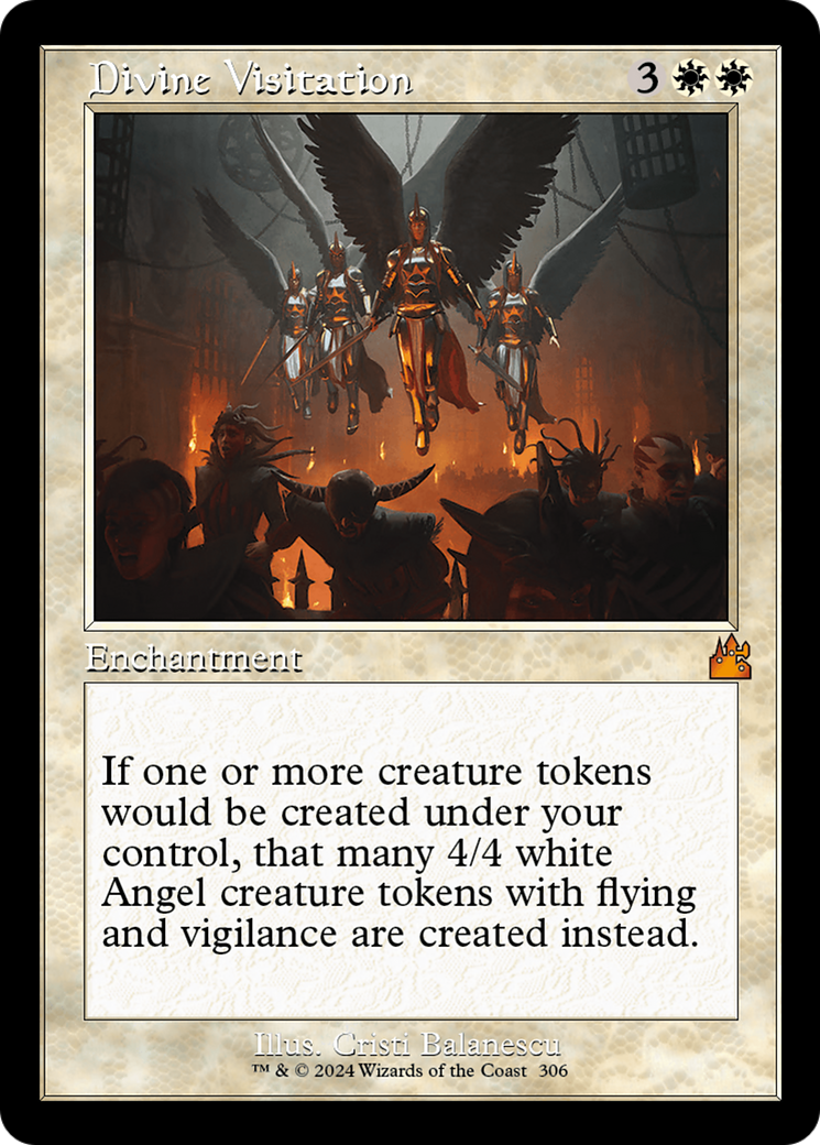 Divine Visitation (Retro Frame) [Ravnica Remastered] | Fandemonia Ltd