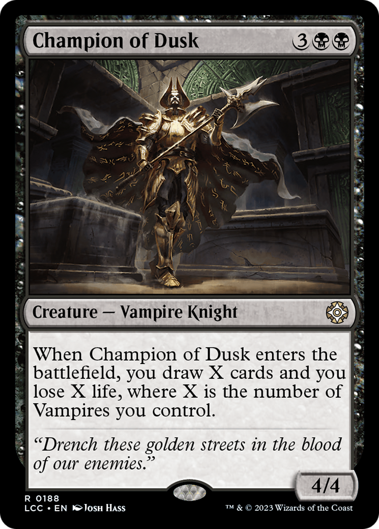 Champion of Dusk [The Lost Caverns of Ixalan Commander] | Fandemonia Ltd