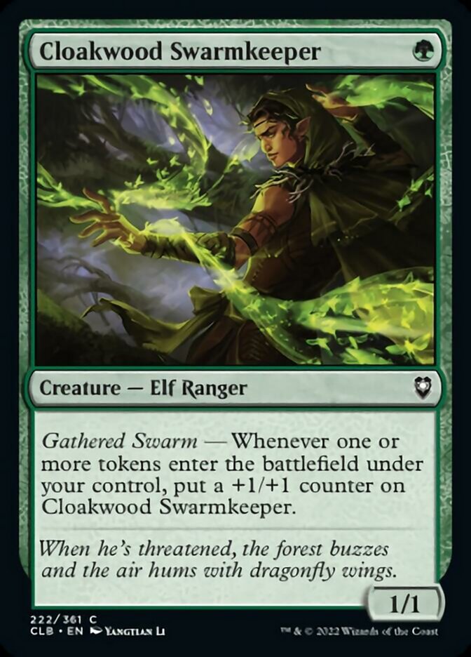 Cloakwood Swarmkeeper [Commander Legends: Battle for Baldur's Gate] | Fandemonia Ltd