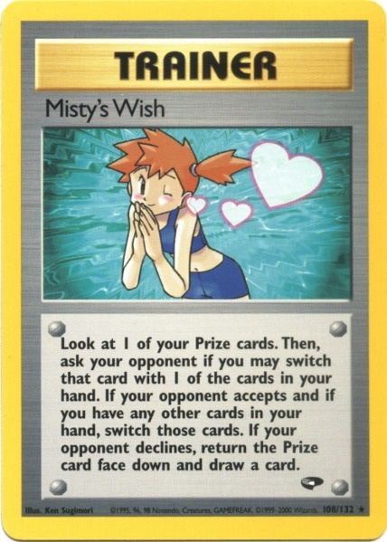 Misty's Wish (108/132) [Gym Challenge Unlimited] | Fandemonia Ltd