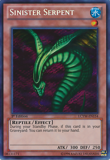 Sinister Serpent [LCYW-EN154] Secret Rare | Fandemonia Ltd