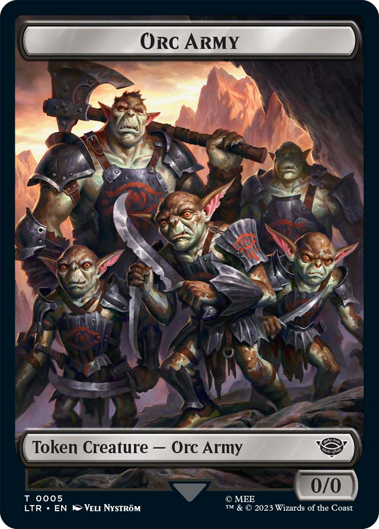 Food (10) // Orc Army (05) Double-Sided Token [The Lord of the Rings: Tales of Middle-Earth Tokens] | Fandemonia Ltd