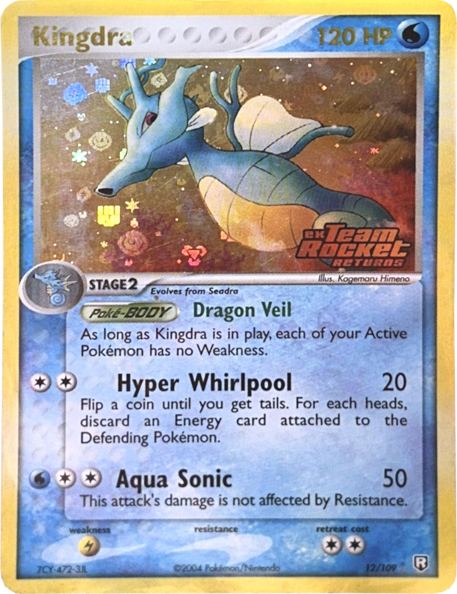 Kingdra (12/109) (Stamped) [EX: Team Rocket Returns] | Fandemonia Ltd