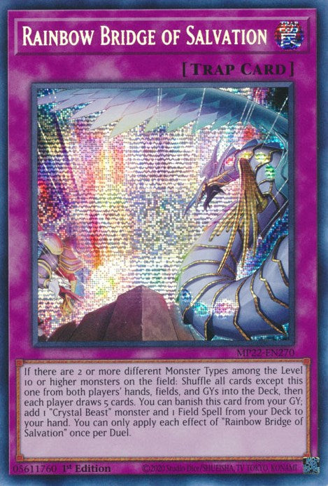 Rainbow Bridge of Salvation [MP22-EN270] Prismatic Secret Rare | Fandemonia Ltd