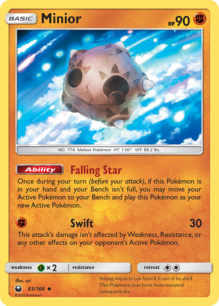 Minior (83/168) [Sun & Moon: Celestial Storm] | Fandemonia Ltd