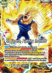 Vegeta // SS Vegeta, Fighting Instincts (Starter Deck Exclusive) (SD22-01) [Power Absorbed] | Fandemonia Ltd