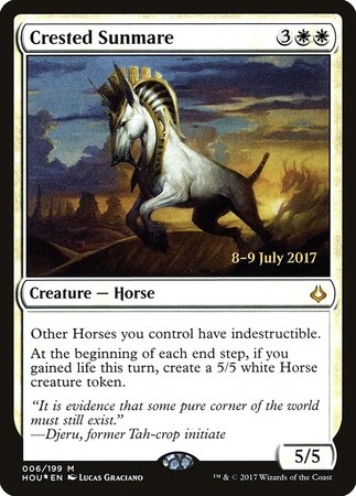 Crested Sunmare [Hour of Devastation Promos] | Fandemonia Ltd