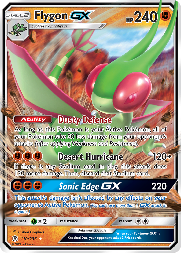 Flygon GX (110/236) [Sun & Moon: Cosmic Eclipse] | Fandemonia Ltd