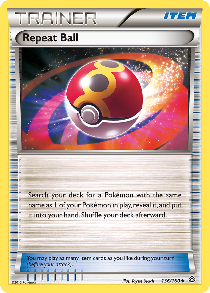 Repeat Ball (136/160) [XY: Primal Clash] | Fandemonia Ltd