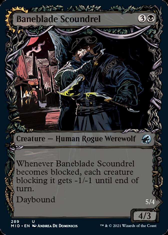 Baneblade Scoundrel // Baneclaw Marauder (Showcase Equinox) [Innistrad: Midnight Hunt] | Fandemonia Ltd