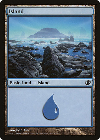 Island (30) [Duel Decks: Jace vs. Chandra] | Fandemonia Ltd