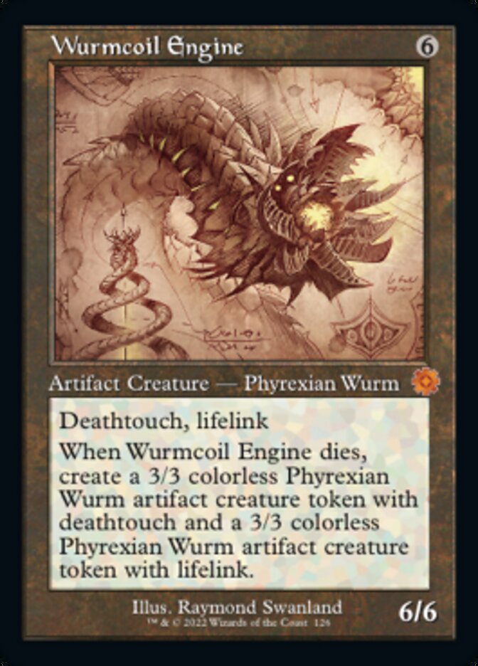 Wurmcoil Engine (Retro Schematic) [The Brothers' War Retro Artifacts] | Fandemonia Ltd