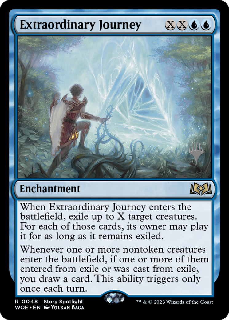 Extraordinary Journey (Promo Pack) [Wilds of Eldraine Promos] | Fandemonia Ltd