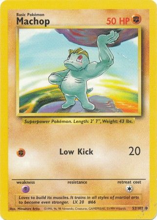 Machop (52/102) [Base Set Unlimited] | Fandemonia Ltd