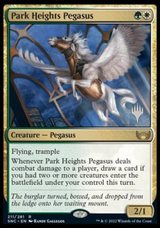 Park Heights Pegasus (Promo Pack) [Streets of New Capenna Promos] | Fandemonia Ltd