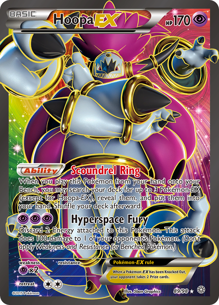 Hoopa EX (89/98) [XY: Ancient Origins] | Fandemonia Ltd