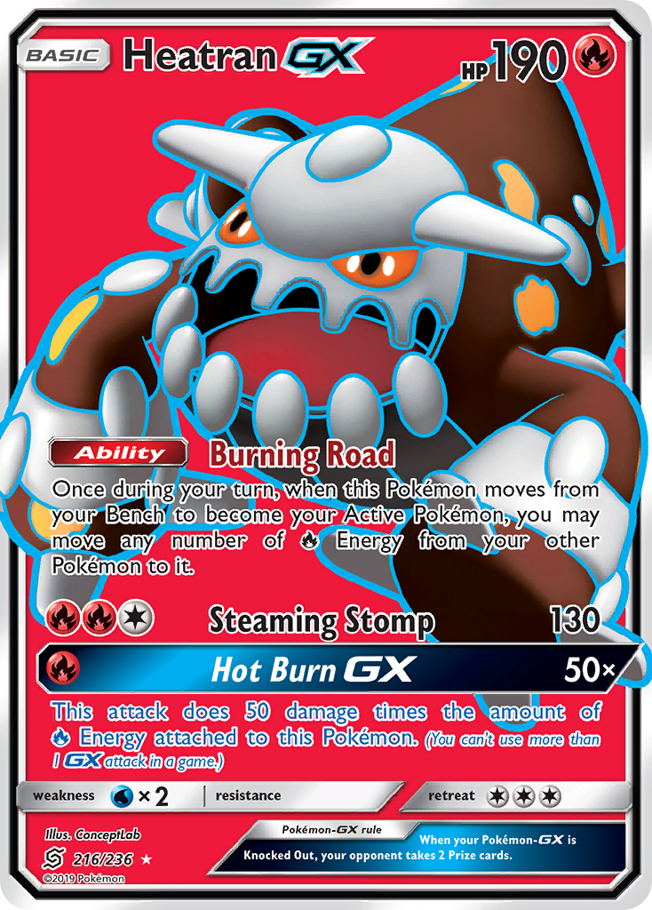 Heatran GX (216/236) [Sun & Moon: Unified Minds] | Fandemonia Ltd