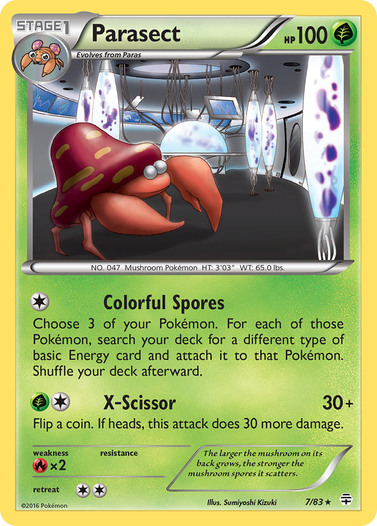 Parasect (7/83) [XY: Generations] | Fandemonia Ltd