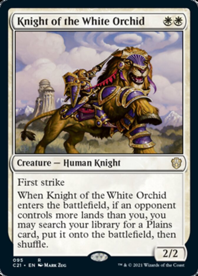 Knight of the White Orchid [Commander 2021] | Fandemonia Ltd