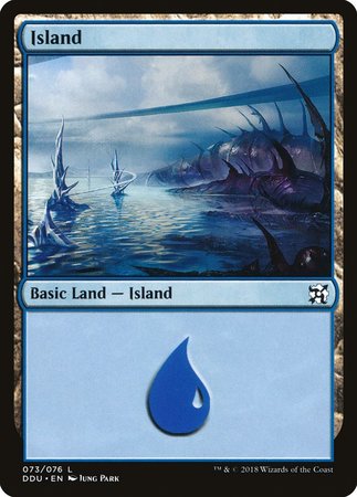 Island (73) [Duel Decks: Elves vs. Inventors] | Fandemonia Ltd