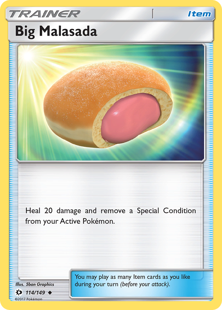 Big Malasada (114/149) [Sun & Moon: Base Set] | Fandemonia Ltd